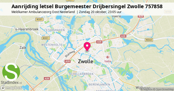 Aanrijding letsel Burgemeester Drijbersingel Zwolle 757858