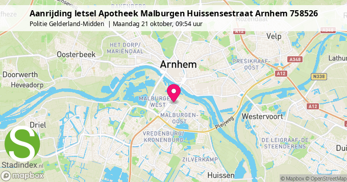 Aanrijding letsel Apotheek Malburgen Huissensestraat Arnhem 758526