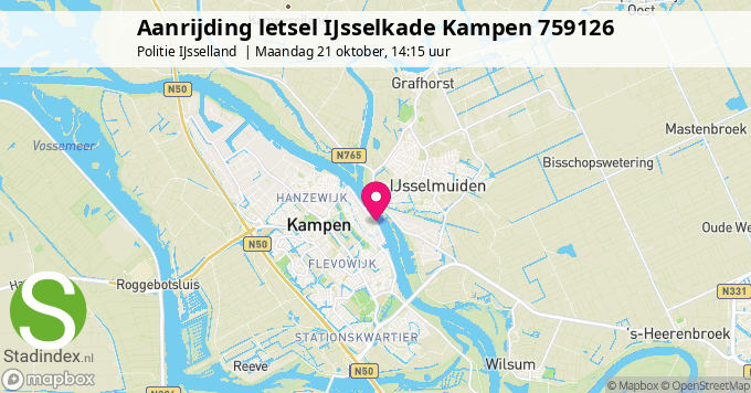 Aanrijding letsel IJsselkade Kampen 759126