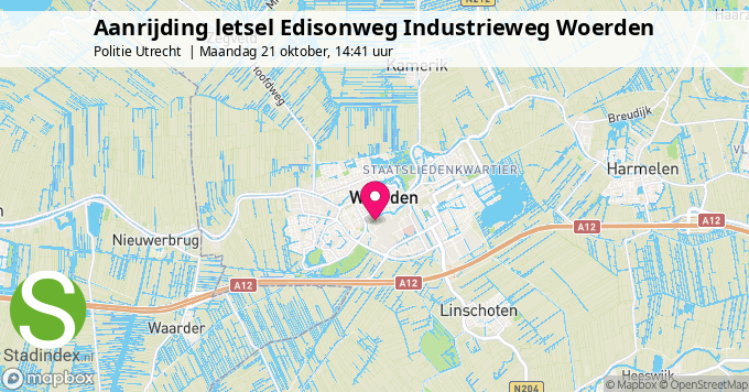 Aanrijding letsel Edisonweg Industrieweg Woerden