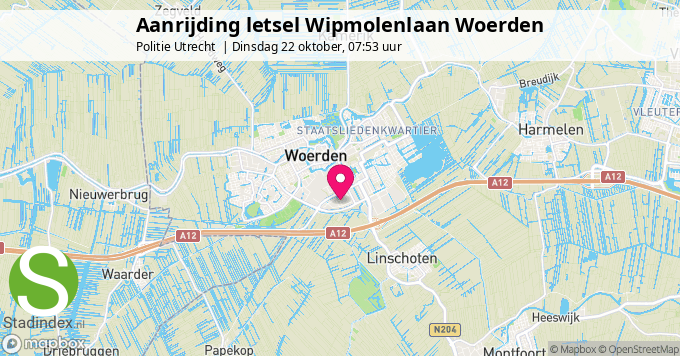 Aanrijding letsel Wipmolenlaan Woerden