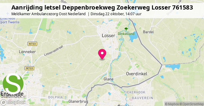 Aanrijding letsel Deppenbroekweg Zoekerweg Losser 761583