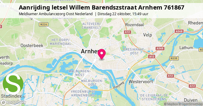 Aanrijding letsel Willem Barendszstraat Arnhem 761867