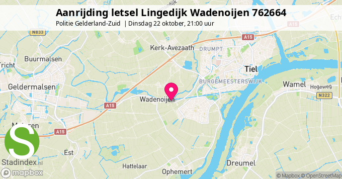 Aanrijding letsel Lingedijk Wadenoijen 762664