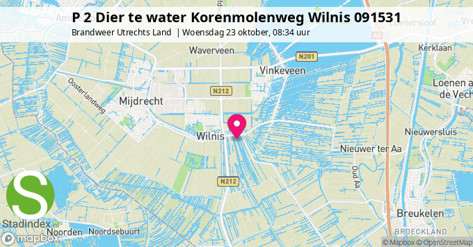 P 2 Dier te water Korenmolenweg Wilnis 091531