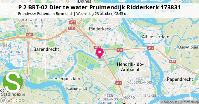 P 2 BRT-02 Dier te water Pruimendijk Ridderkerk 173831