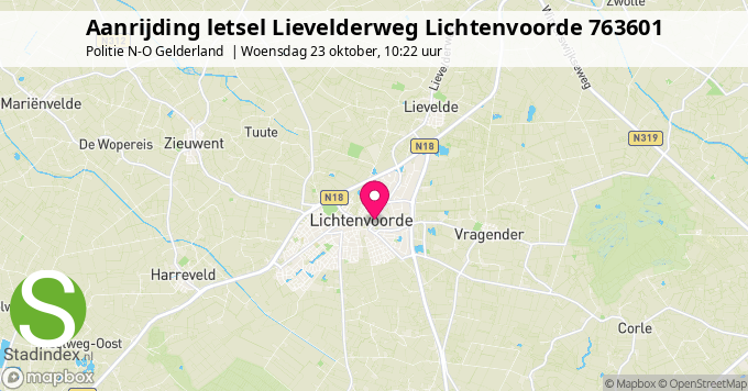 Aanrijding letsel Lievelderweg Lichtenvoorde 763601