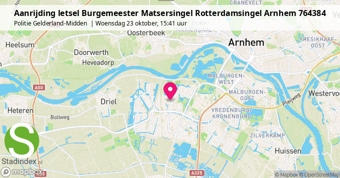 Aanrijding letsel Burgemeester Matsersingel Rotterdamsingel Arnhem 764384