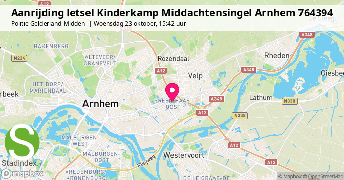 Aanrijding letsel Kinderkamp Middachtensingel Arnhem 764394