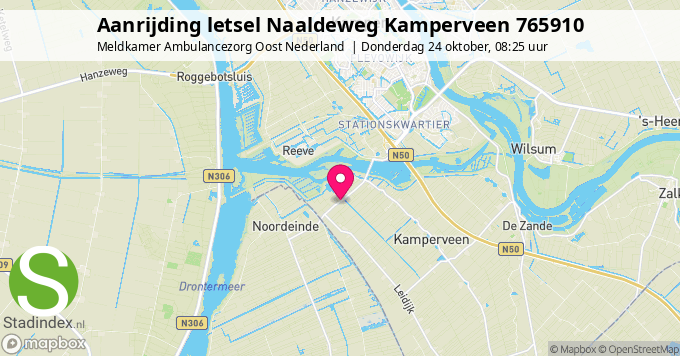 Aanrijding letsel Naaldeweg Kamperveen 765910