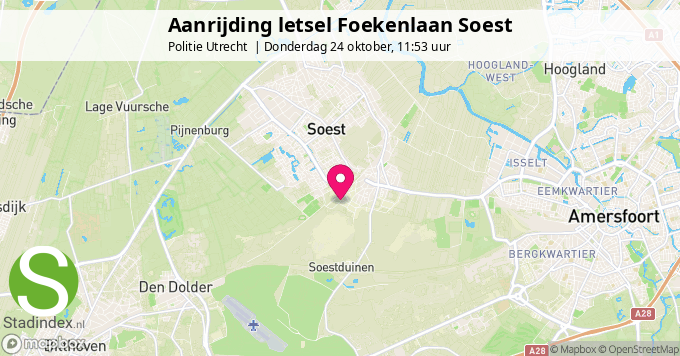 Aanrijding letsel Foekenlaan Soest