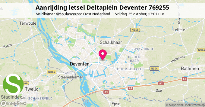 Aanrijding letsel Deltaplein Deventer 769255