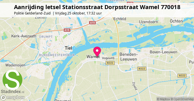 Aanrijding letsel Stationsstraat Dorpsstraat Wamel 770018