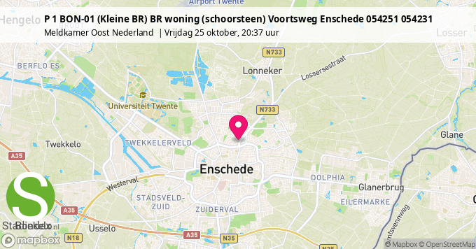 P 1 BON-01 (Kleine BR) BR woning (schoorsteen) Voortsweg Enschede 054251 054231