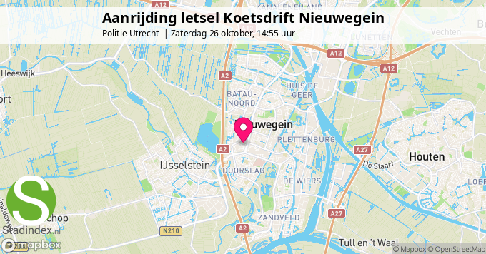 Aanrijding letsel Koetsdrift Nieuwegein