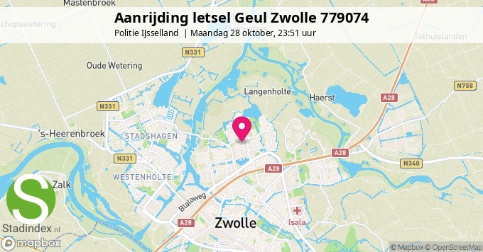 Aanrijding letsel Geul Zwolle 779074