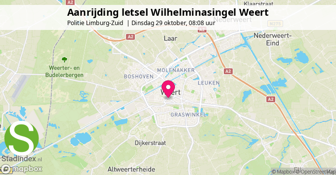 Aanrijding letsel Wilhelminasingel Weert