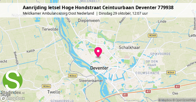 Aanrijding letsel Hoge Hondstraat Ceintuurbaan Deventer 779938