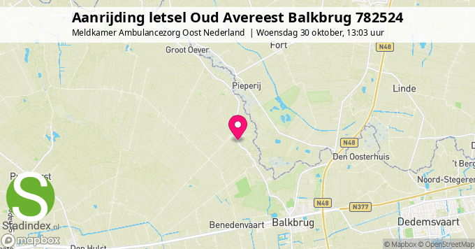 Aanrijding letsel Oud Avereest Balkbrug 782524