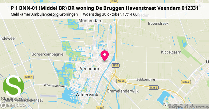 P 1 BNN-01 (Middel BR) BR woning De Bruggen Havenstraat Veendam 012331