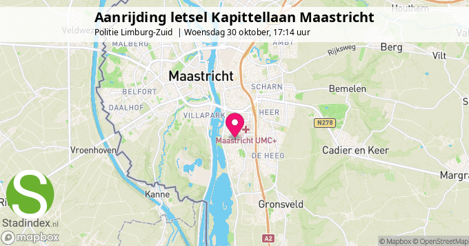 Aanrijding letsel Kapittellaan Maastricht