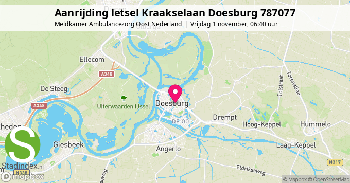 Aanrijding letsel Kraakselaan Doesburg 787077