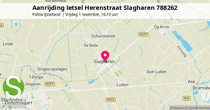 Aanrijding letsel Herenstraat Slagharen 788262