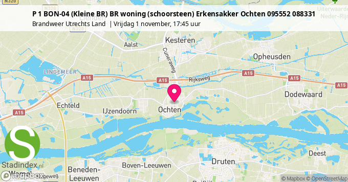 P 1 BON-04 (Kleine BR) BR woning (schoorsteen) Erkensakker Ochten 095552 088331