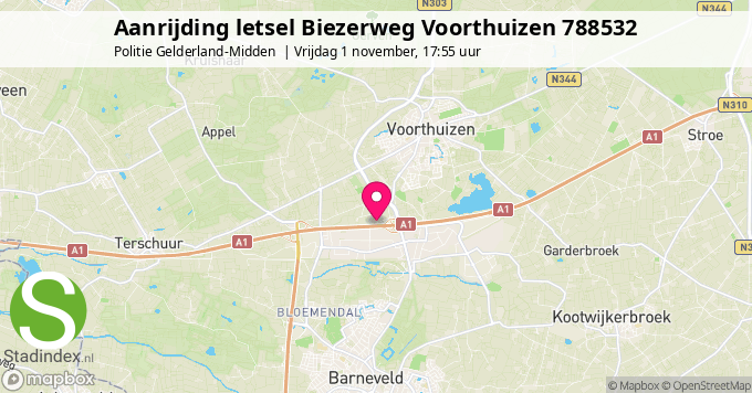 Aanrijding letsel Biezerweg Voorthuizen 788532