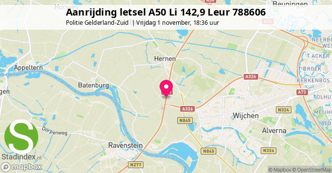 Aanrijding letsel A50 Li 142,9 Leur 788606