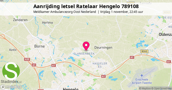 Aanrijding letsel Ratelaar Hengelo 789108