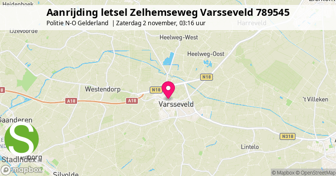 Aanrijding letsel Zelhemseweg Varsseveld 789545