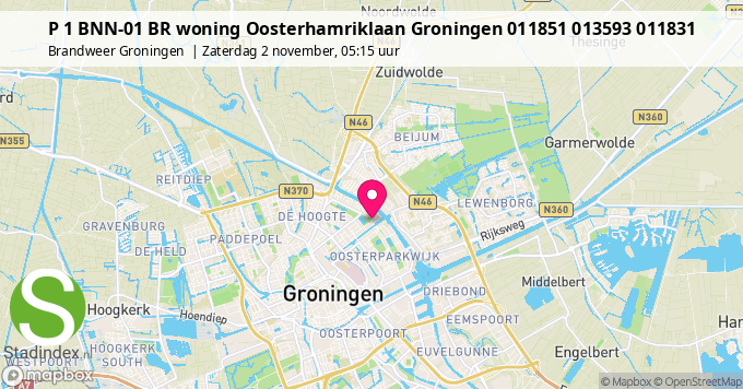 P 1 BNN-01 BR woning Oosterhamriklaan Groningen 011851 013593 011831