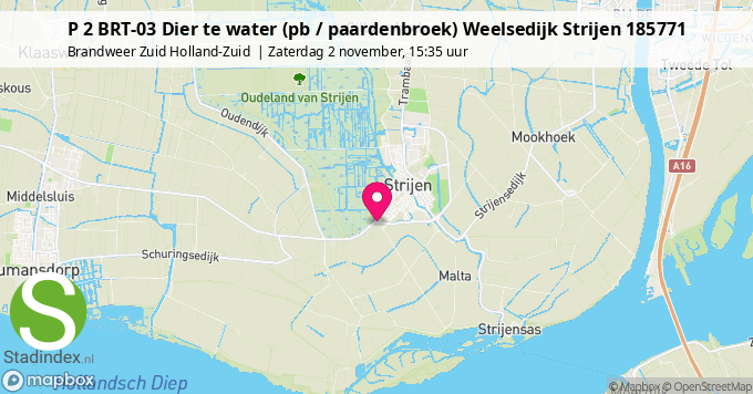 P 2 BRT-03 Dier te water (pb / paardenbroek) Weelsedijk Strijen 185771