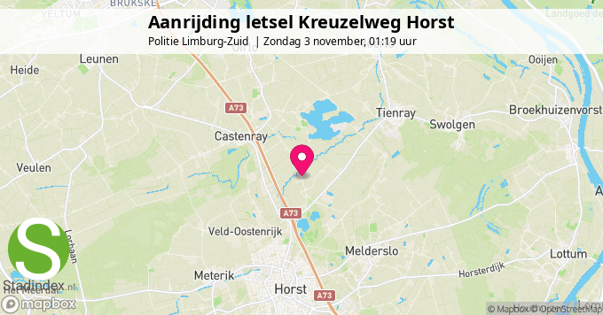 Aanrijding letsel Kreuzelweg Horst