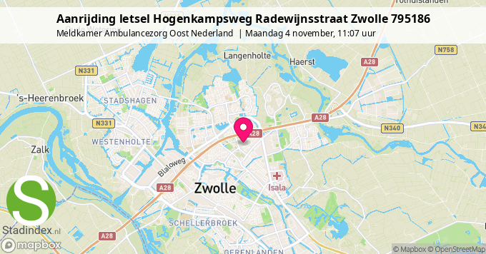 Aanrijding letsel Hogenkampsweg Radewijnsstraat Zwolle 795186