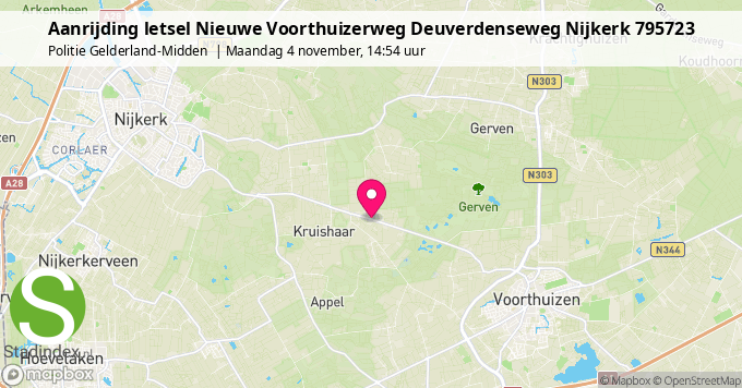 Aanrijding letsel Nieuwe Voorthuizerweg Deuverdenseweg Nijkerk 795723