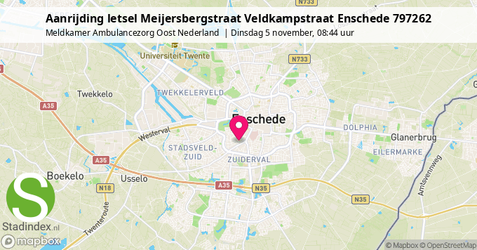 Aanrijding letsel Meijersbergstraat Veldkampstraat Enschede 797262