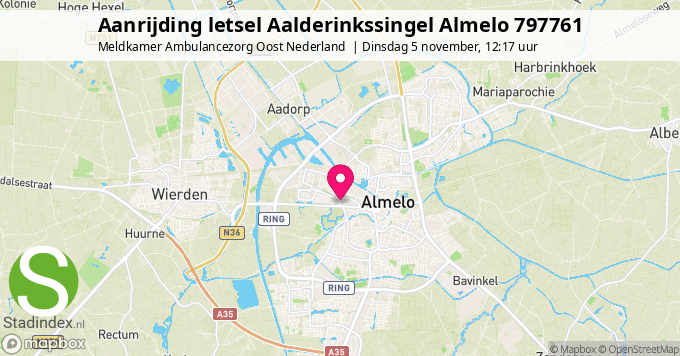 Aanrijding letsel Aalderinkssingel Almelo 797761