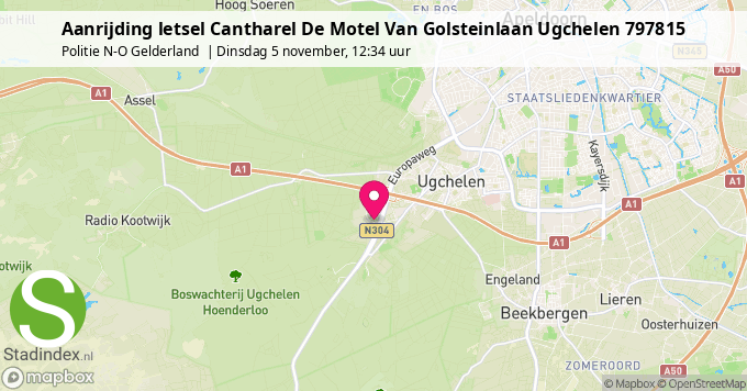 Aanrijding letsel Cantharel De Motel Van Golsteinlaan Ugchelen 797815