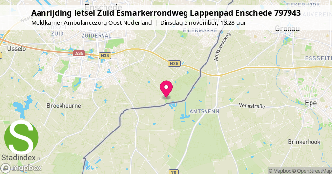 Aanrijding letsel Zuid Esmarkerrondweg Lappenpad Enschede 797943