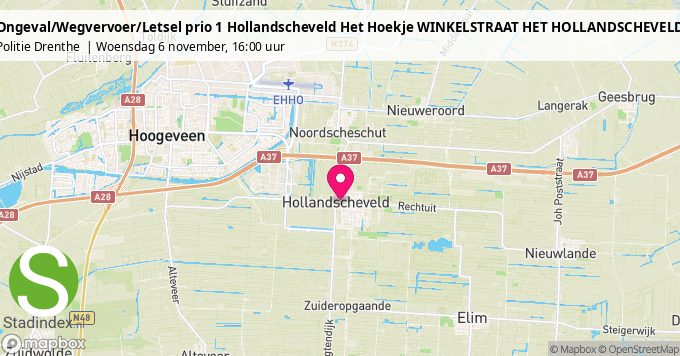 Ongeval/Wegvervoer/Letsel prio 1 Hollandscheveld Het Hoekje WINKELSTRAAT HET HOLLANDSCHEVELD