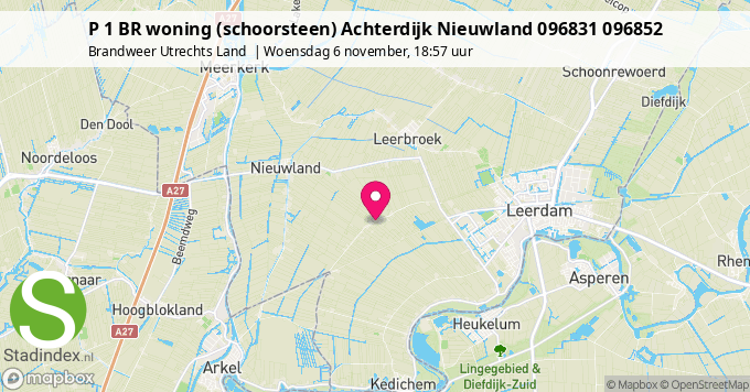 P 1 BR woning (schoorsteen) Achterdijk Nieuwland 096831 096852