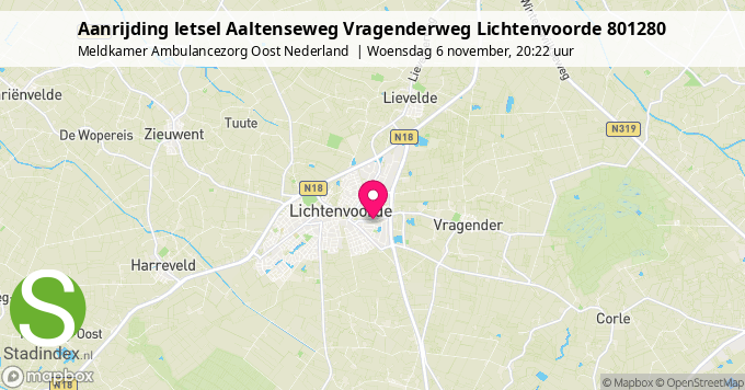 Aanrijding letsel Aaltenseweg Vragenderweg Lichtenvoorde 801280