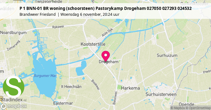 P 1 BNN-01 BR woning (schoorsteen) Pastorykamp Drogeham 027050 027293 024532