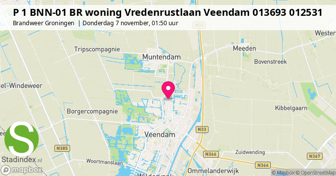 P 1 BNN-01 BR woning Vredenrustlaan Veendam 013693 012531