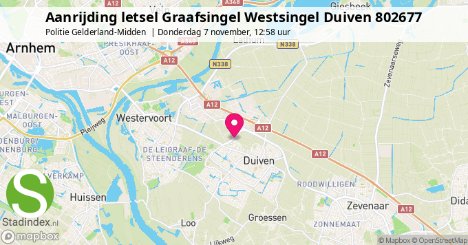 Aanrijding letsel Graafsingel Westsingel Duiven 802677