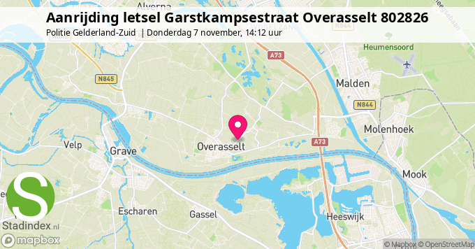 Aanrijding letsel Garstkampsestraat Overasselt 802826