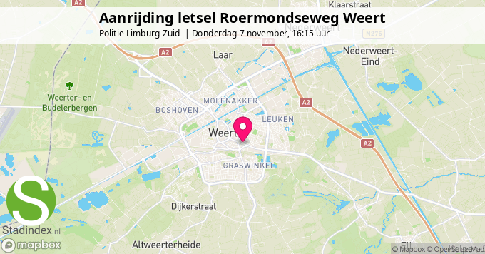 Aanrijding letsel Roermondseweg Weert