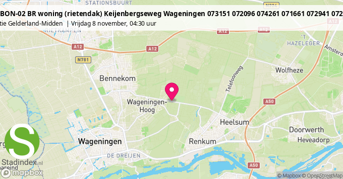 P 1 BON-02 BR woning (rietendak) Keijenbergseweg Wageningen 073151 072096 074261 071661 072941 072831